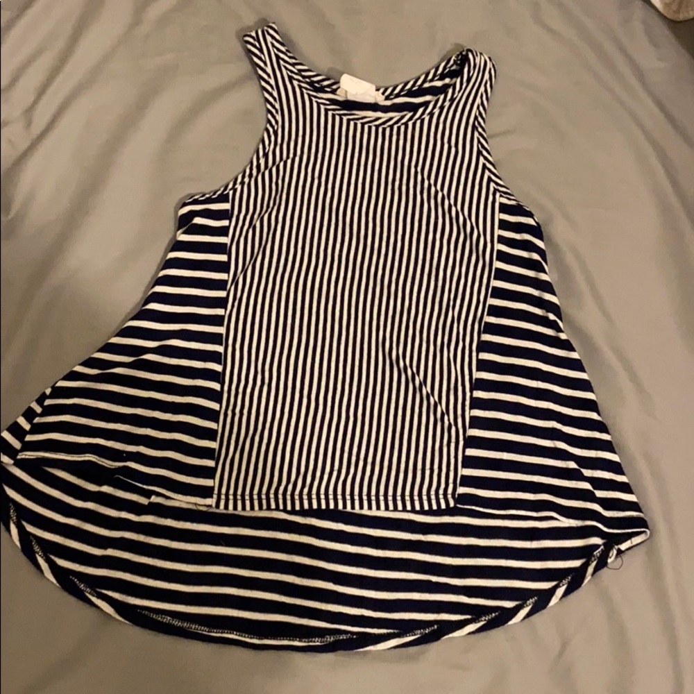 A striped tank top.